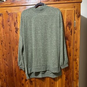 Angels Green Turtleneck Sweater